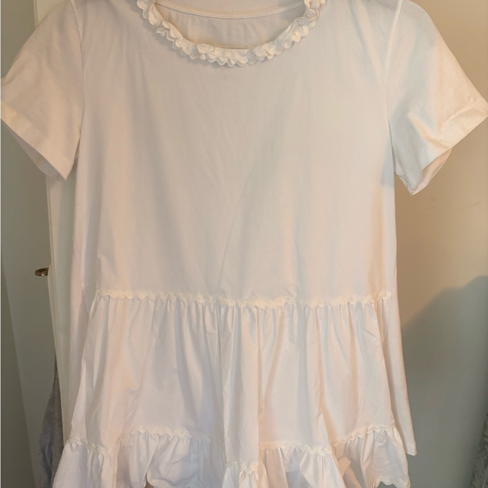 Maison Martin Margiela White women’s Blouse with Ruffles